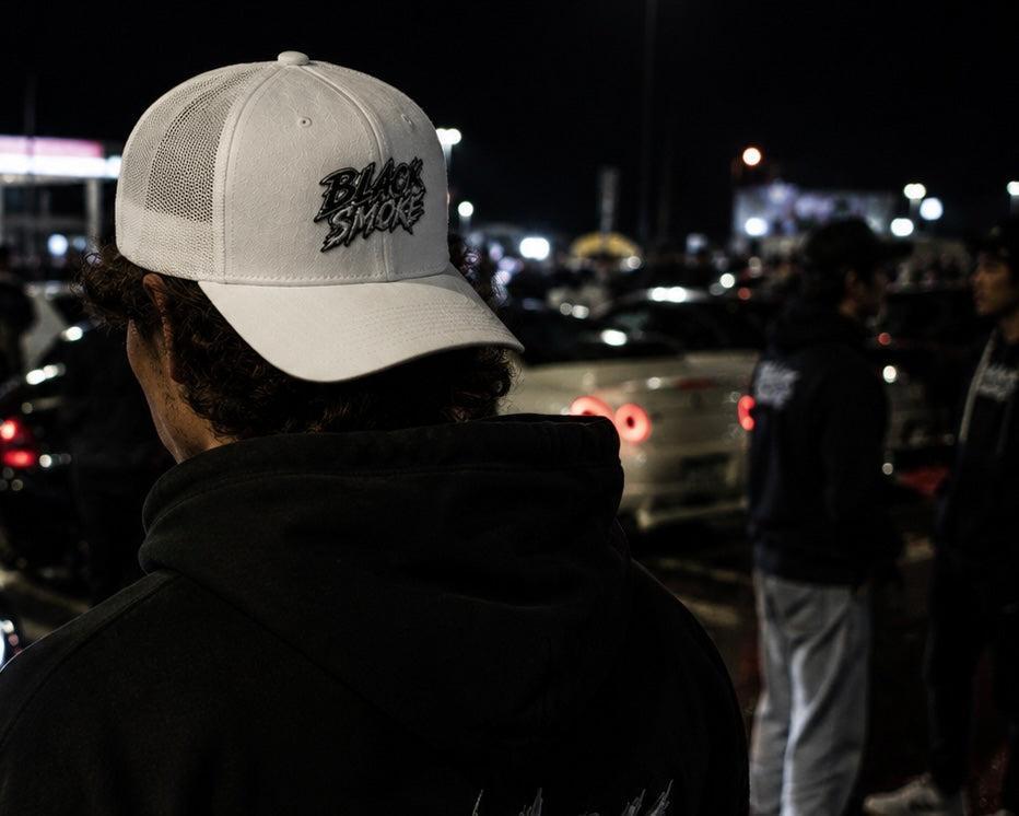 BLACK SMOKE — Casquette Trucker💨