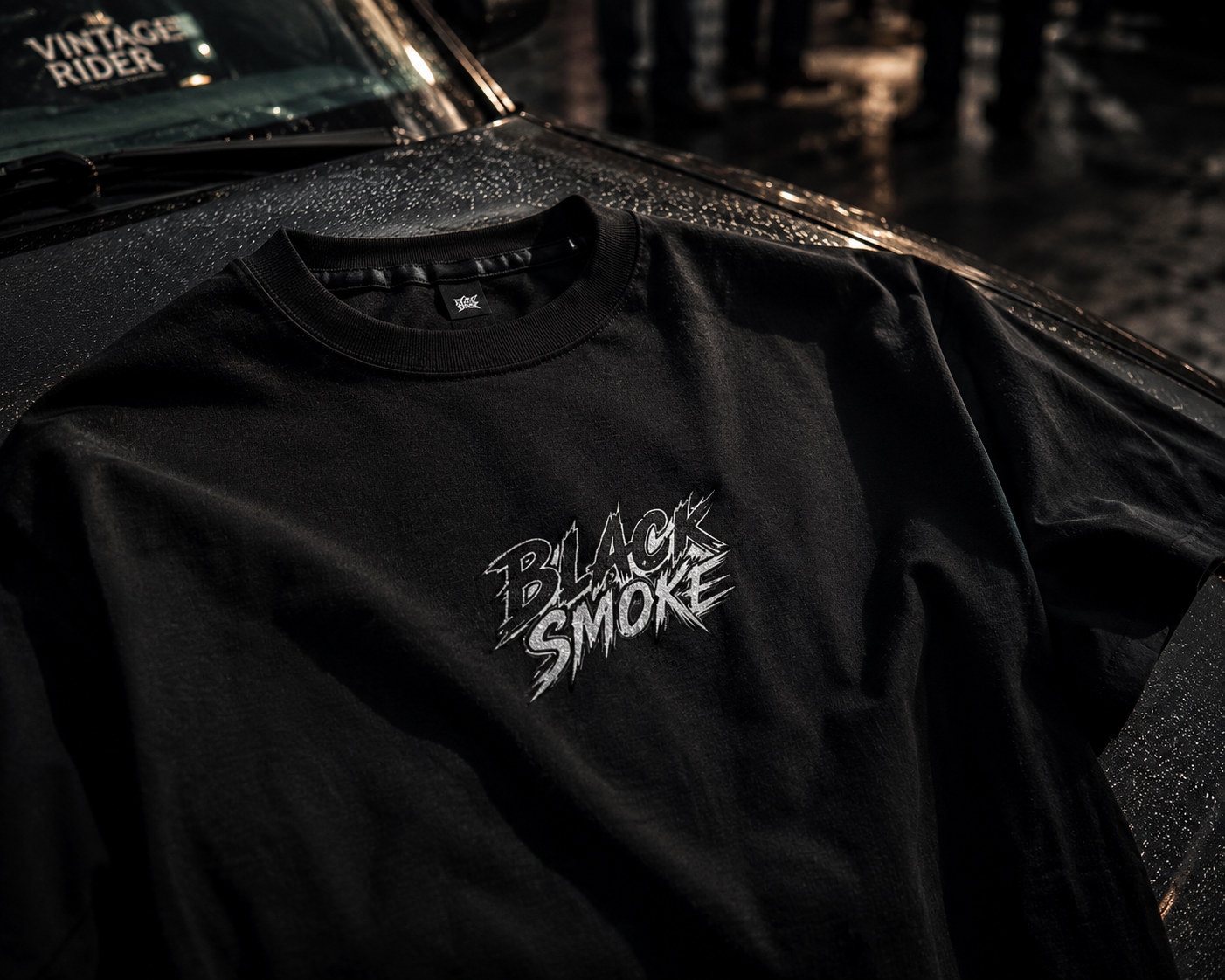 BLACK SMOKE — T-Shirt Oversize 💨