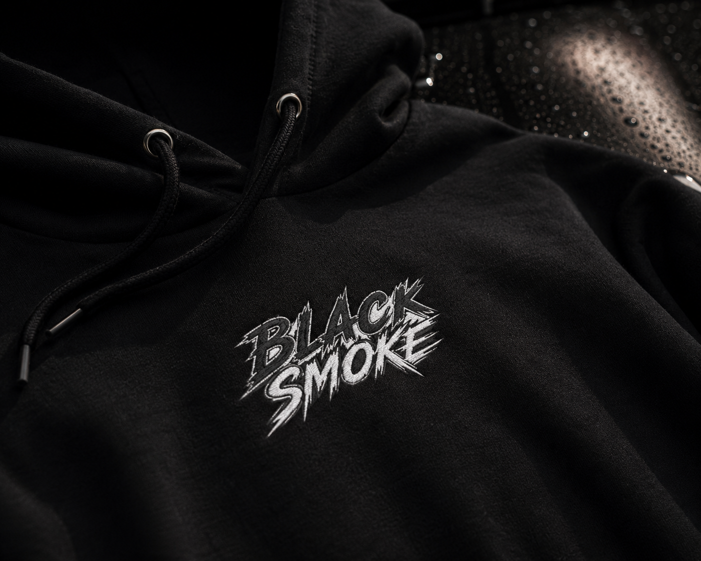 BLACK SMOKE — Hoodie Oversize💨