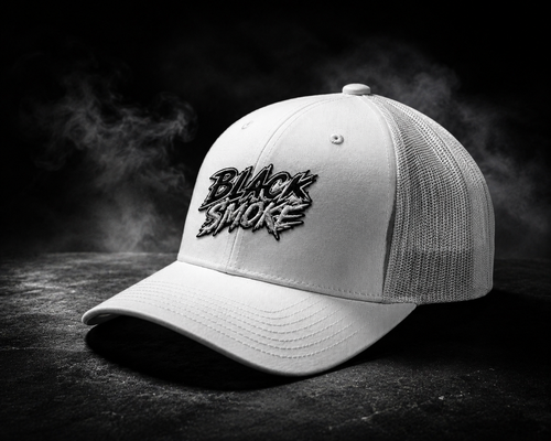 BLACK SMOKE — Casquette Trucker💨